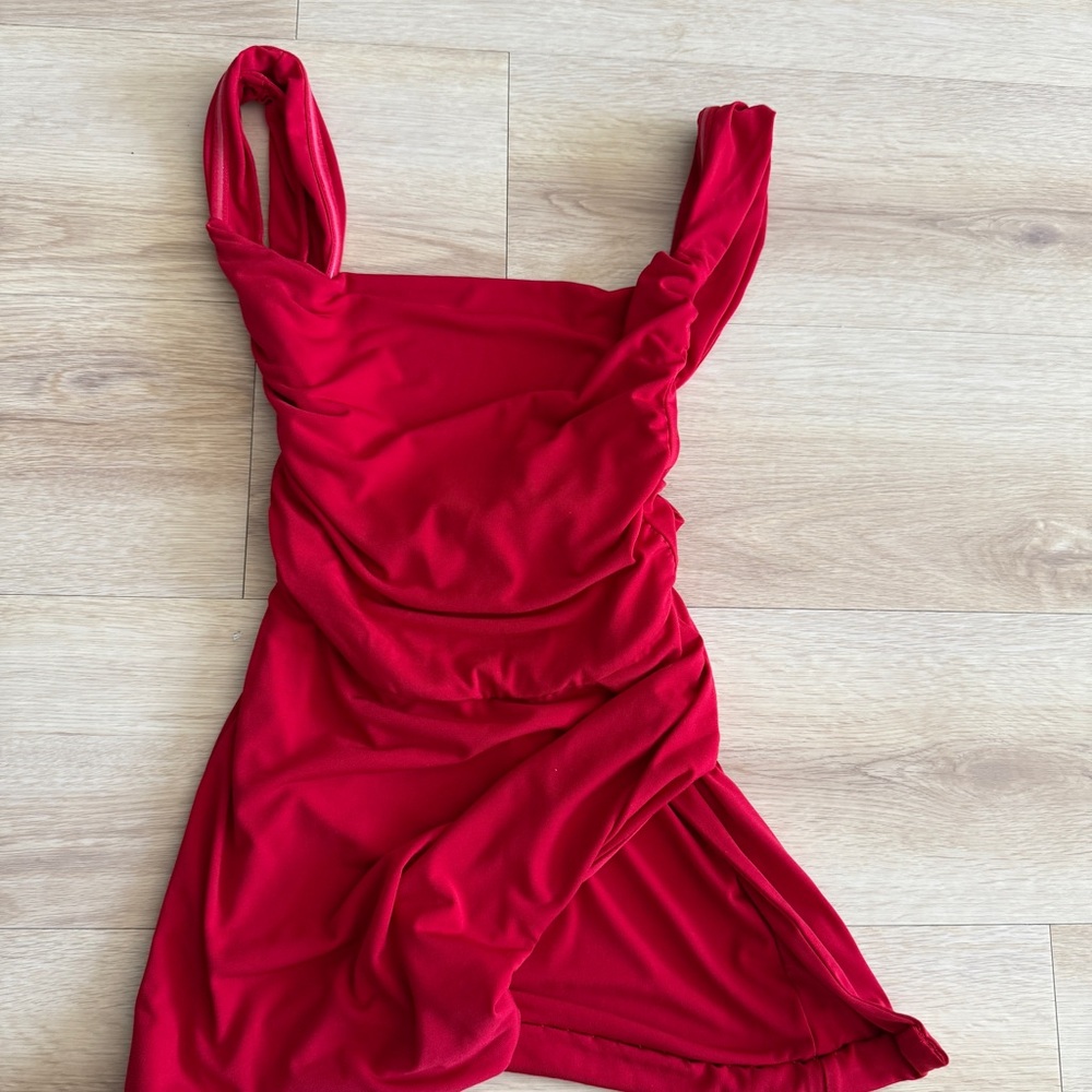 ❤️‍🔥Tiger Mist red backless cocktail dress